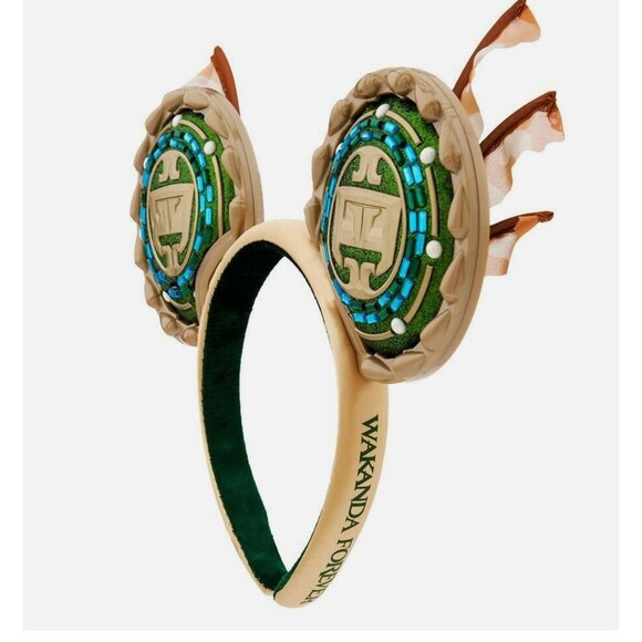 Disney Marvel Black Panther Wakanda Forever Mickey Mouse Ears Namor Headband New - Picture 3 of 3